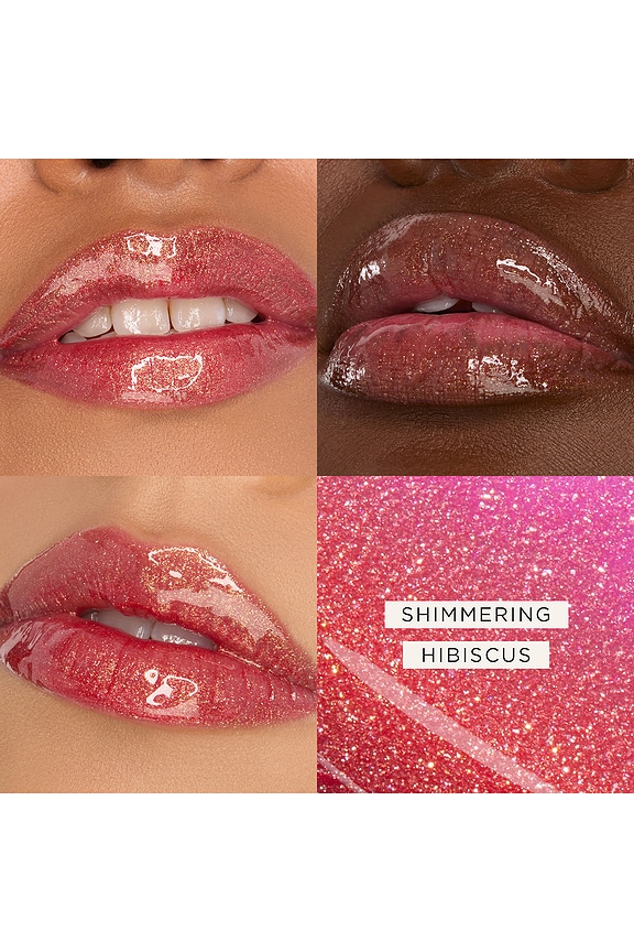 view 2 of 10 HUILE REPULPANTE LÈVRES MARACUJA JUICY PLUMPING LIP OIL in Shimmering Hibiscus