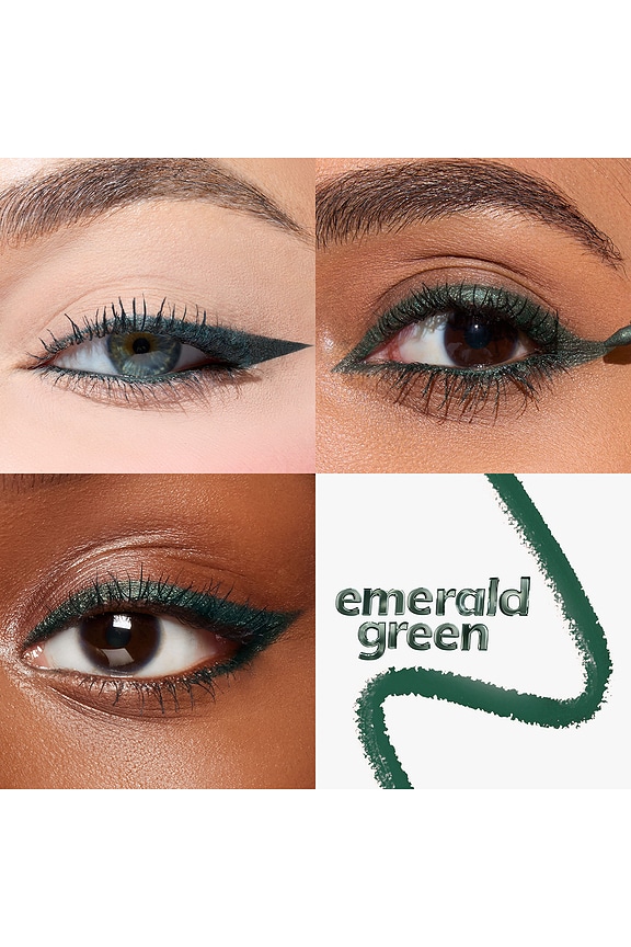 view 2 of 7 Fake Awake Eye Highlight in Emerald Green