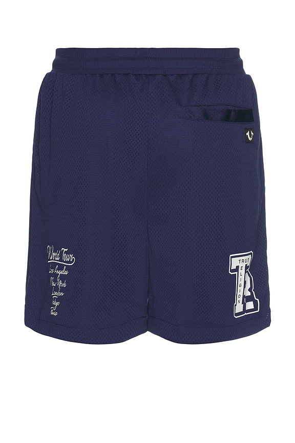 view 2 of 6 Mesh Basketball Shorts in Medieval Blue