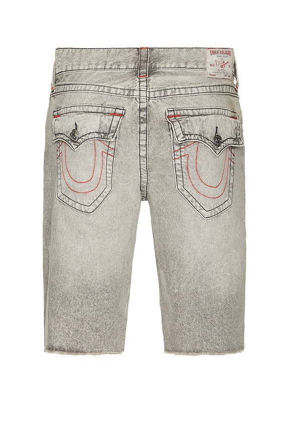 view 2 of 4 Ricky Flap Short Fray Hem Short in Rebel Trail Grey