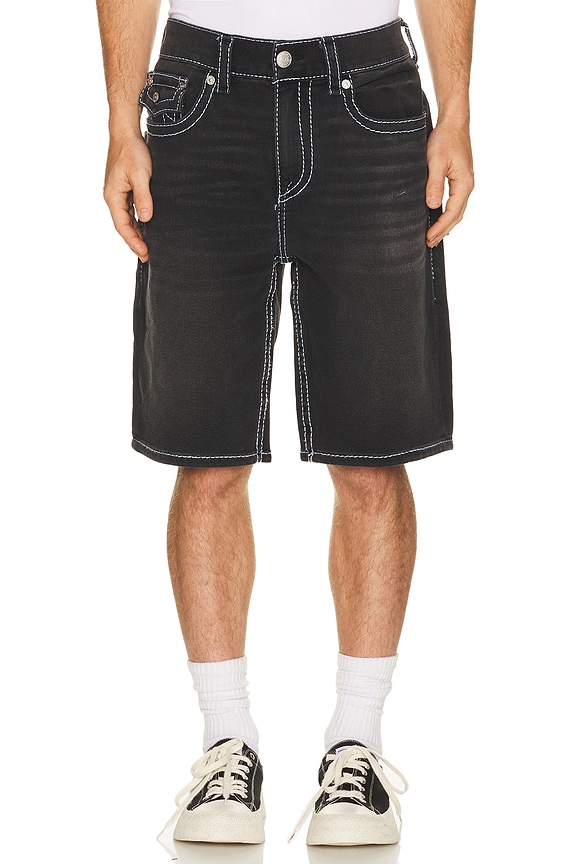 view 1 of 4 Bobby Big T Flap Shorts in Deep Silence Black Wash