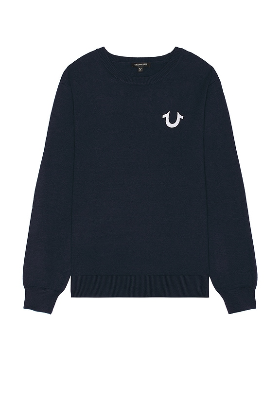 view 2 of 5 Crewneck Sweater in Dress Blue