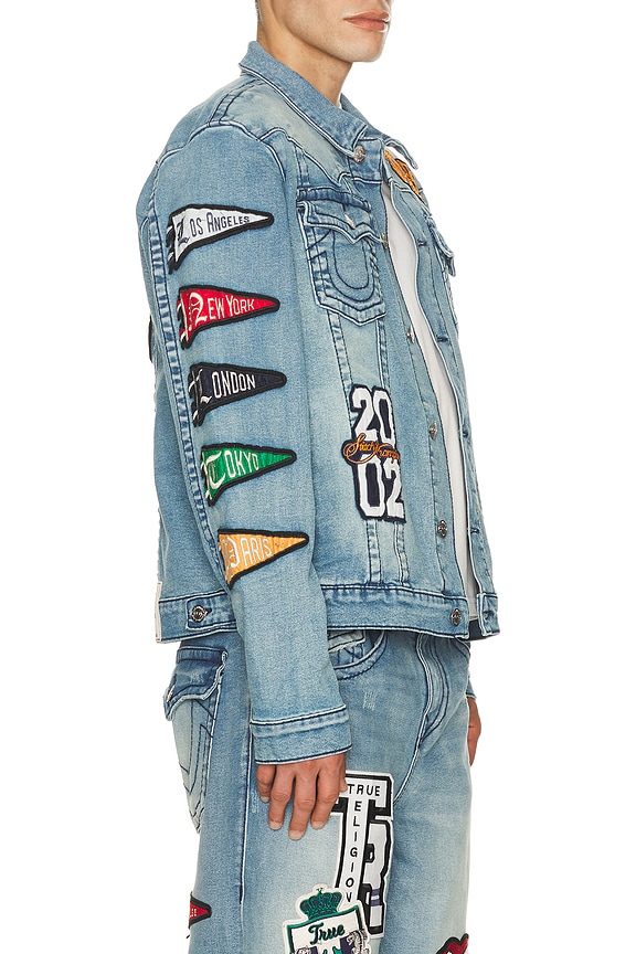 view 2 of 7 BLOUSON CAMPUS JIMMY in Medium Wash