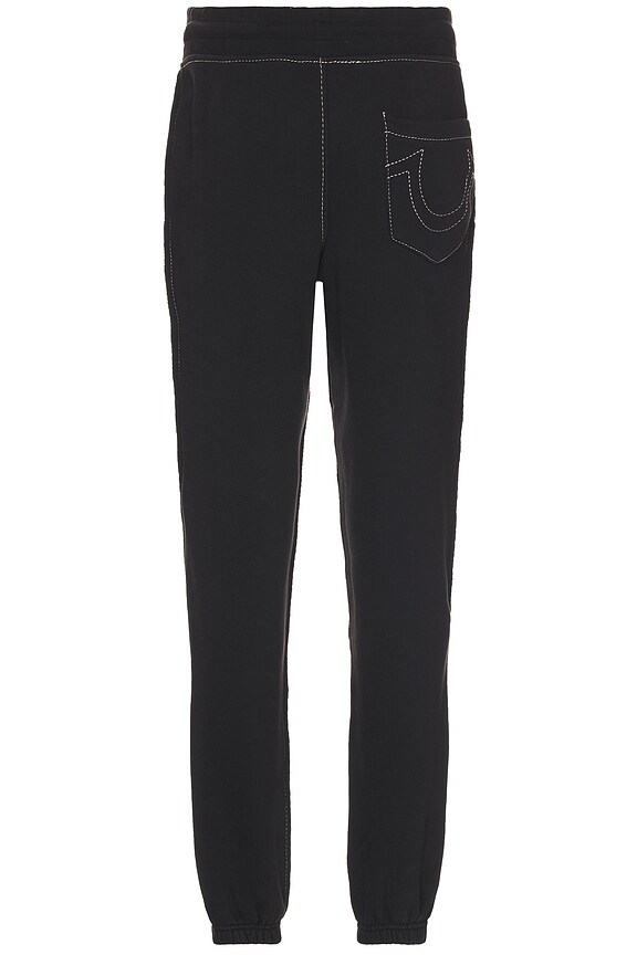 view 2 of 5 Big T Pigment Jogger in Jet Black