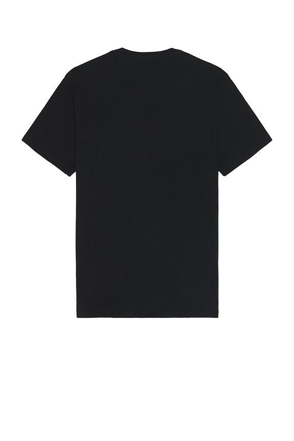 view 2 of 3 Frayed Arch Tee in Jet Black