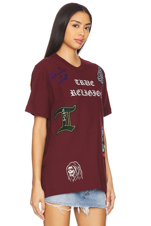 view 2 of 5 Short Sleeve Patch Embro Tee in Broadway