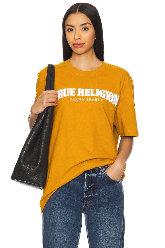view 1 of 4 Short Sleeve Reflective Arch Tee in Buckthorn