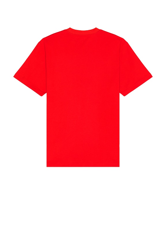 view 2 of 4 Mesh Box Logo Tee in Flame Scarlet