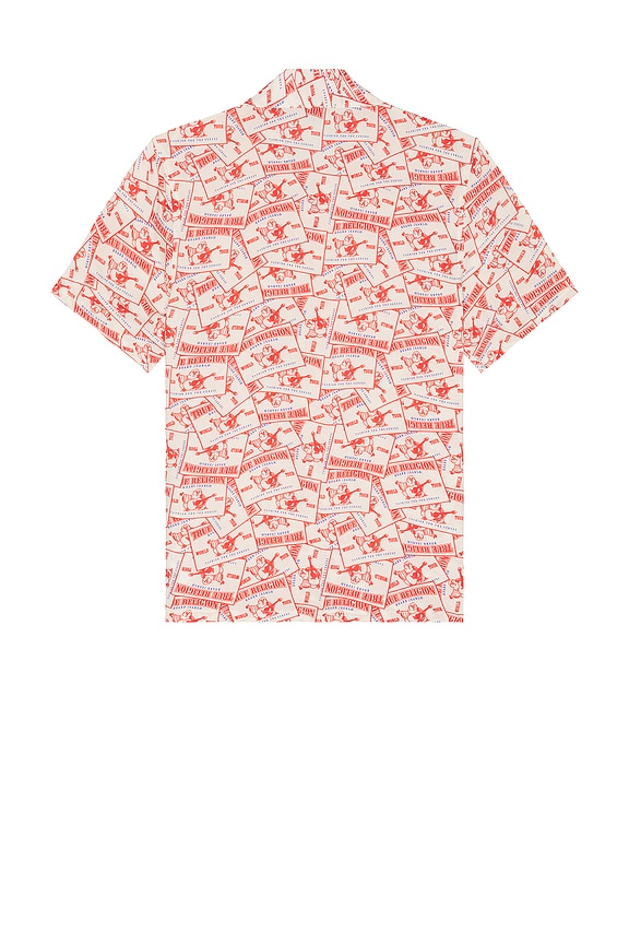 view 2 of 4 РУБАШКА in Red Blue Natural