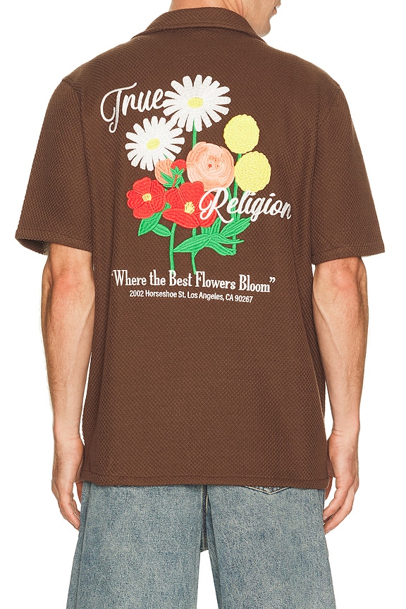 view 1 of 5 CAMISA CAMPESTRE BLOOMS in Garden Brown