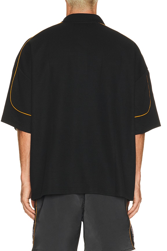 view 2 of 5 Multi Logo Oversized Polo in Jet Black