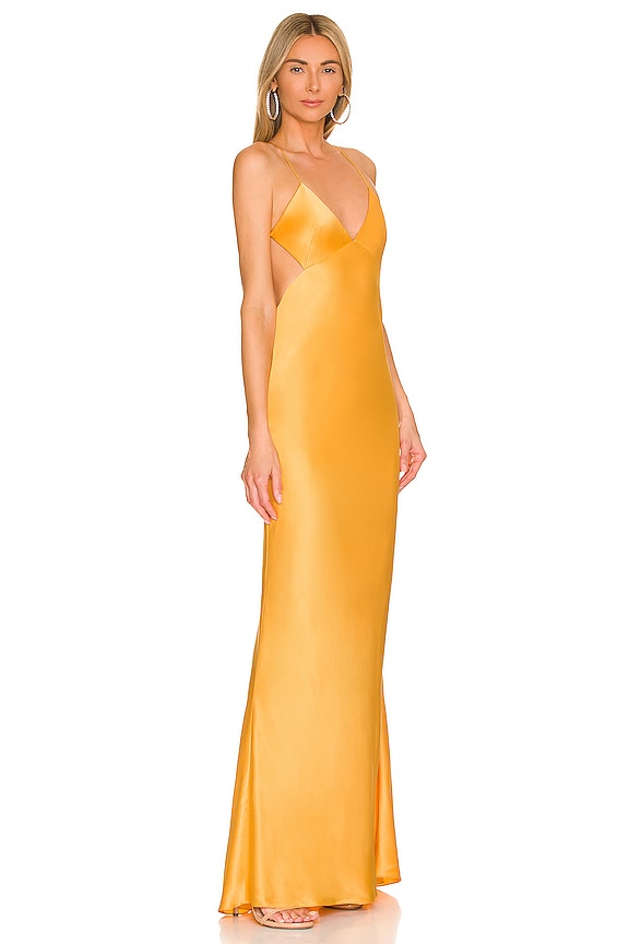 view 2 of 3 ROBE DE SOIRÉE BIAS in Yolk