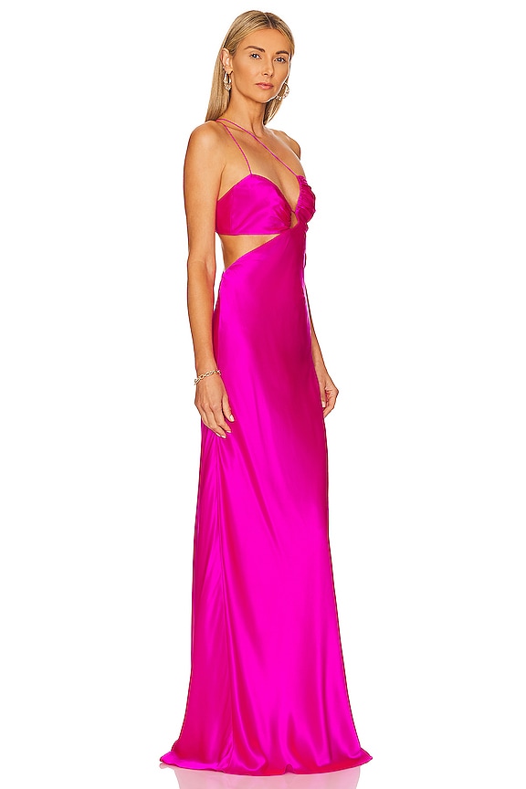 view 2 of 4 SLANT 가운 in Fuchsia