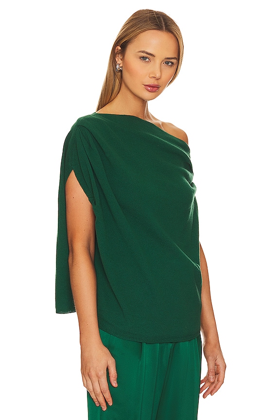 view 2 of 4 SUÉTER DRAPEADO ASIMÉTRICO in Pine