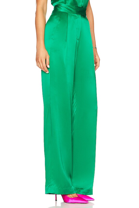 view 2 of 4 PANTALON WIDE LEG in Emerald