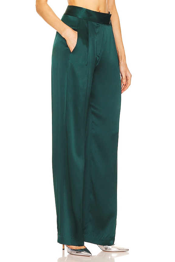 view 2 of 4 WIDE LEG 바지 in Forest