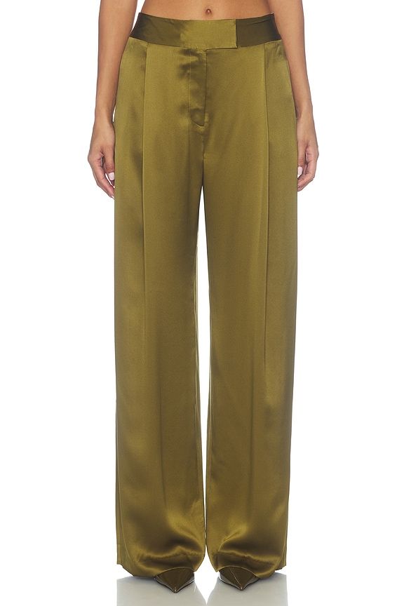 view 2 of 7 Relaxed Trouser in Olive