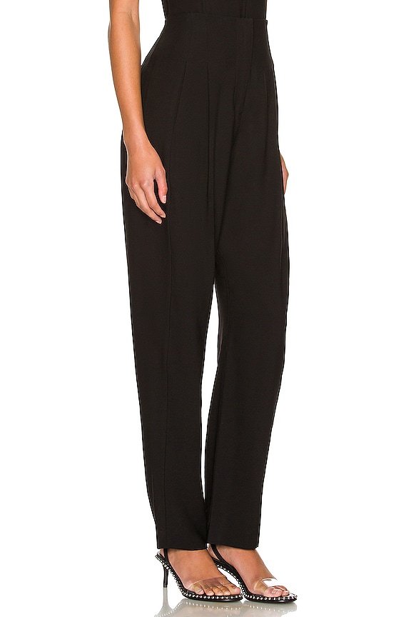 view 2 of 4 PANTALON PLISSÉ in Black