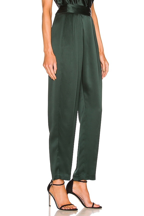 view 2 of 4 PANTALON DRAPED in Hunter