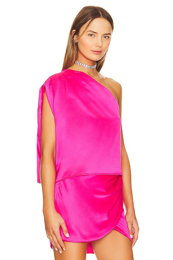 view 2 of 4 TOP DRAPEADO in Hot Pink