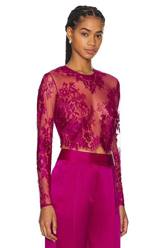 view 2 of 5 CAMISETA LACE in Orchid