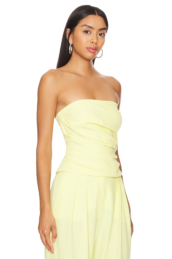 view 2 of 4 БЮСТЬЕ PLEATED in Limoncello