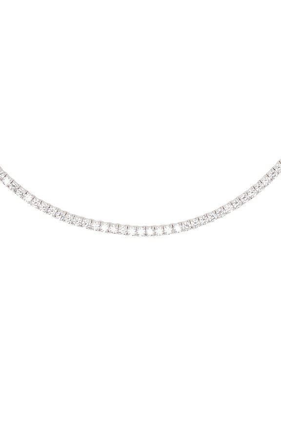 view 2 of 2 FULL ICED OUT ネックレス in Sterling Silver