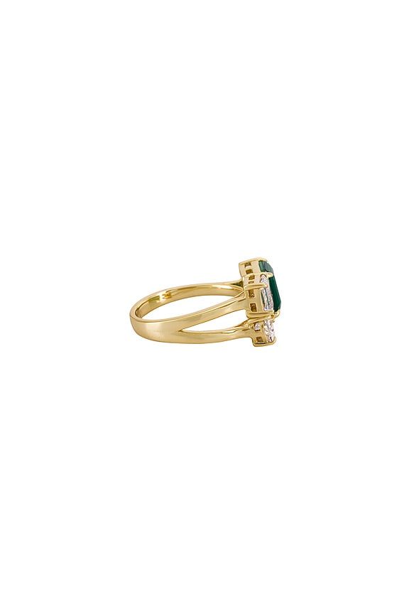 view 2 of 3 AVERY 반지 in Emerald