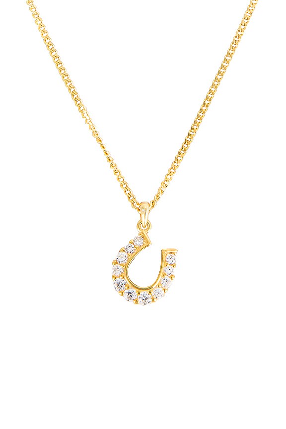 view 2 of 2 Horseshoe Necklace in Gold