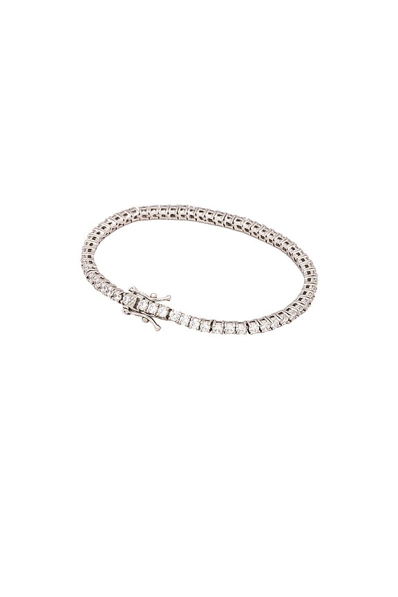 view 2 of 2 The Pave Tennis Bracelet in Silver
