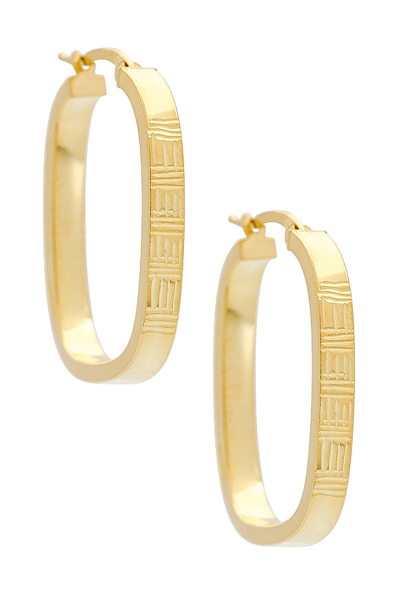 The M Jewelers NY Nile Hoops in Gold  REVOLVE