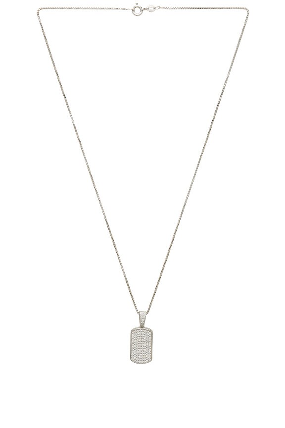 view 2 of 2 COLLAR MINI DOG TAG in Sterling Silver