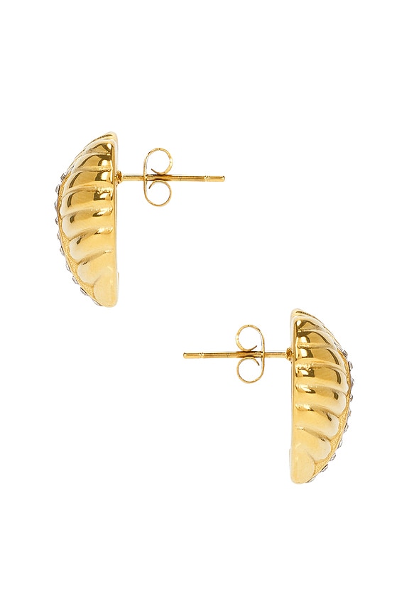 view 2 of 2 Heart Stud Earring in Gold