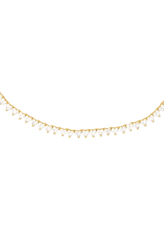 view 2 of 3 BRACELET DIAMANT BEZELED CZ in Gold