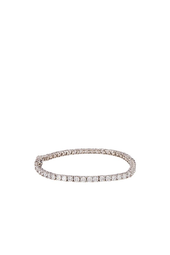 view 2 of 3 The Pave Tennis Bracelet in Silver