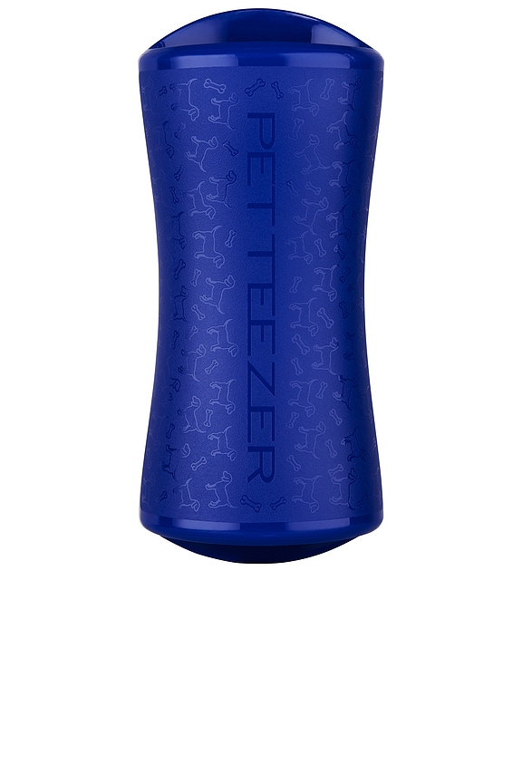 view 2 of 4 CEPILLO PARA PERROS SMALL DE-SHEDDING DOG GROOMING BRUSH  in Blue & Light Blue