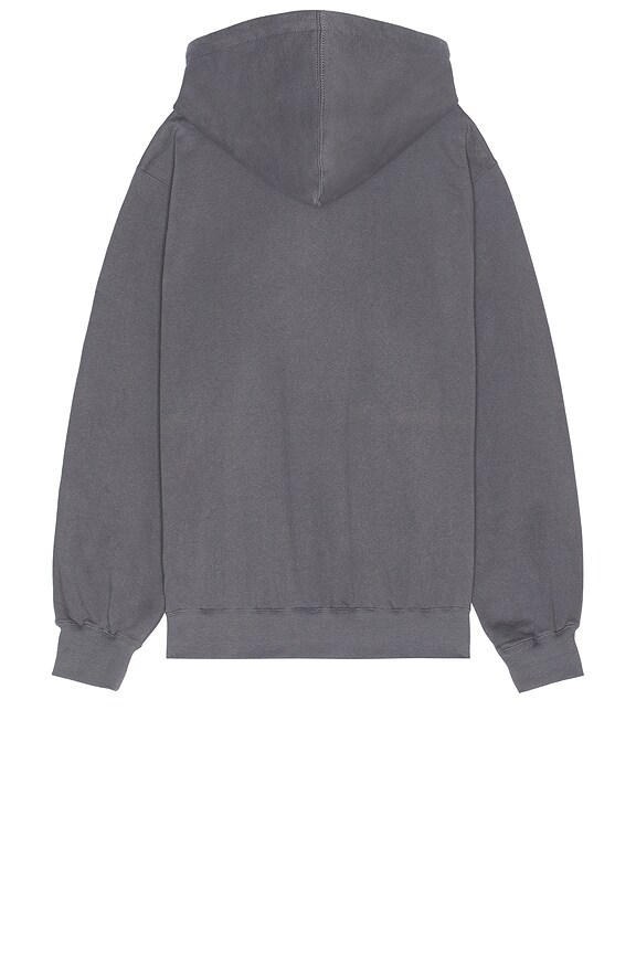 view 2 of 4 T Logo Hoodie in Dark Grey