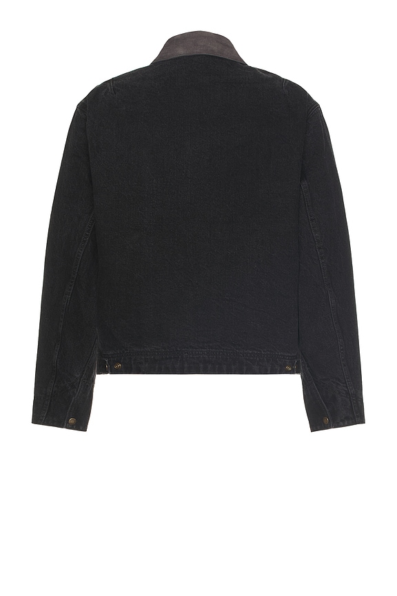 view 2 of 4 Denim Work Jacket in Black