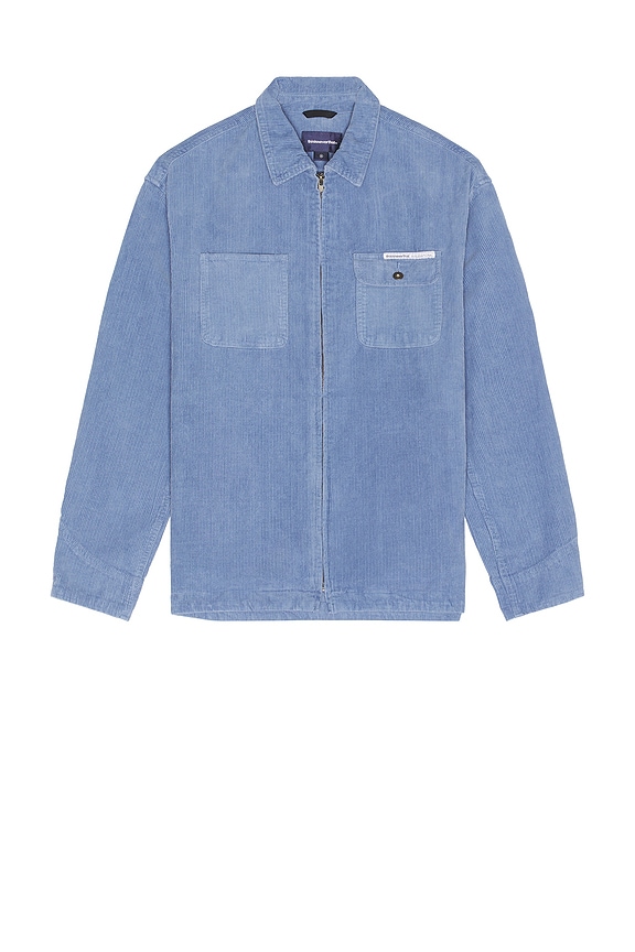 view 2 of 4 CHAQUETA CON CREMALLERA WASHED in Light Indigo