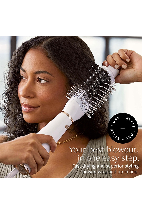 view 2 of 9 AIREBRUSH ONE-STEP SMOOTHING AND VOLUMIZING HAIR DRYER BRUSH 헤어 드라이어 브러시 in Satin Blush