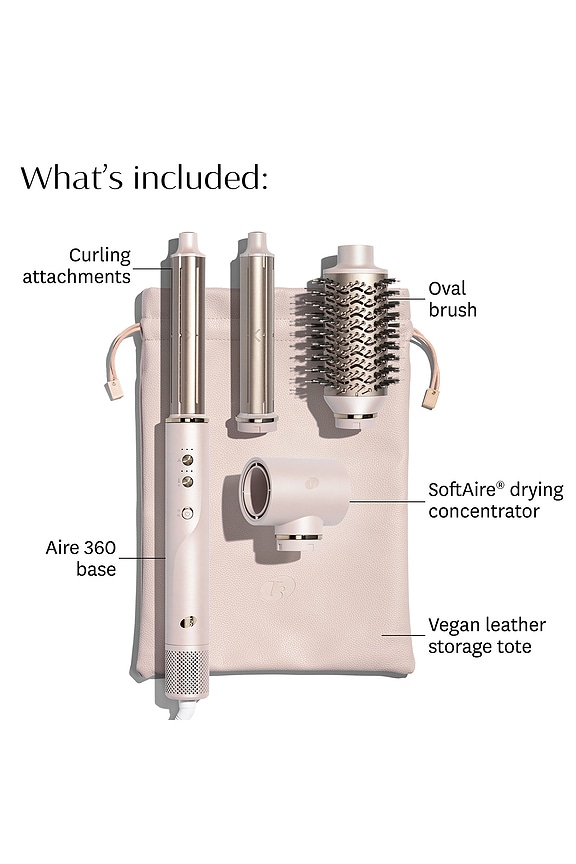 view 2 of 12 Aire 360 Ceramic Air Styler Blowout Kit in Satin Blush