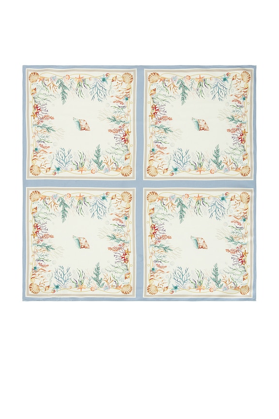 view 2 of 2 Sutton Head Scarf in Ivory Multi