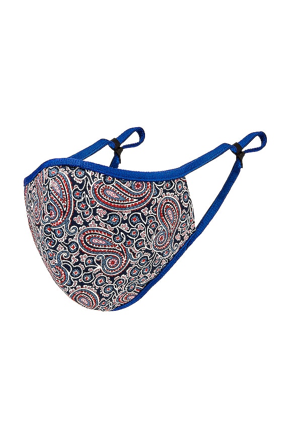 view 2 of 4 Reversible Mask in Blue Multi