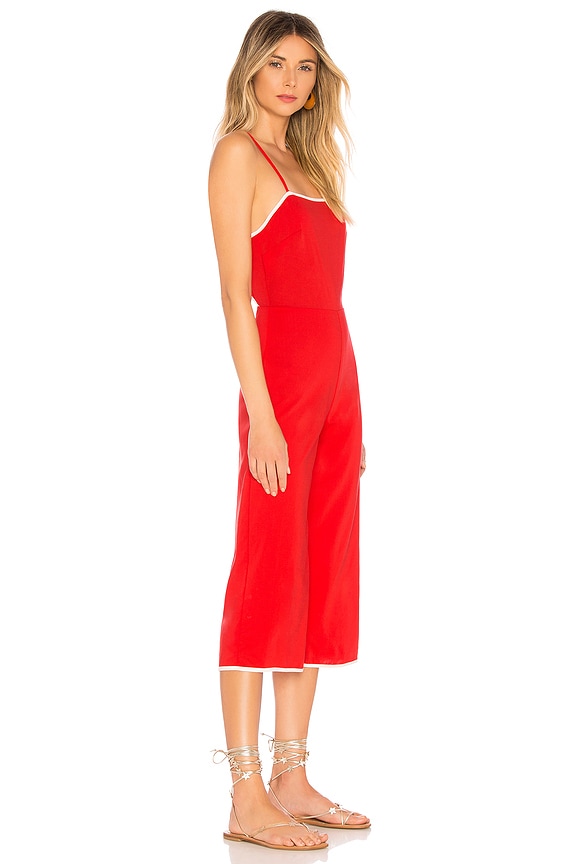 view 2 of 3 Isabeli Jumpsuit in Bright Red
