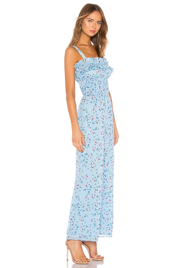 view 2 of 3 Ellie Jumpsuit in Carolina Blue Floral