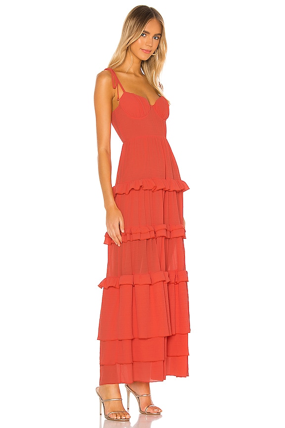 view 2 of 3 Tinsley Dress in Coral