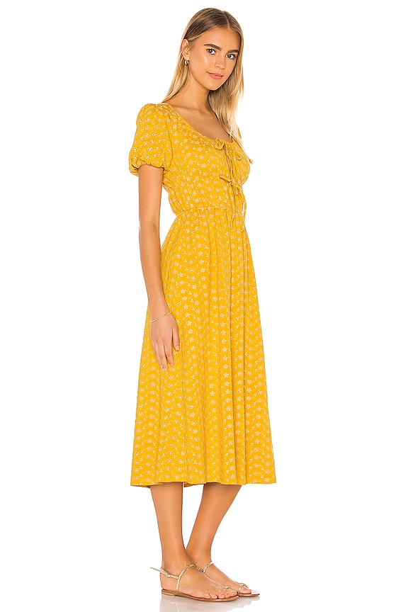 view 2 of 4 Noel Dress in Golden Yellow