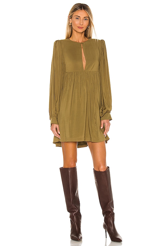 view 2 of 4 ROBE JAXTYN in Dark Olive Green