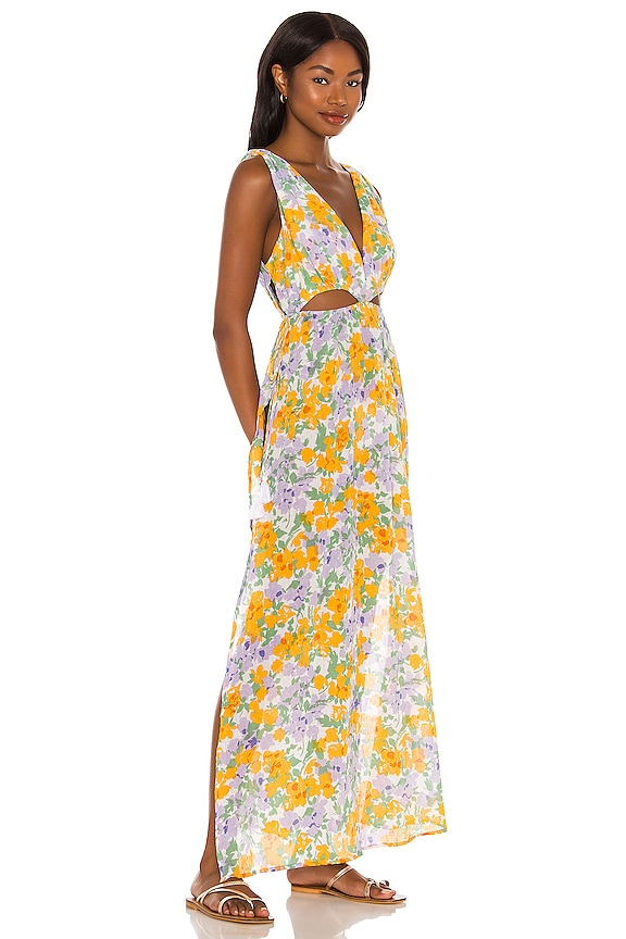 view 2 of 4 ROBE MAXI LYDIA in Periwinkle Floral