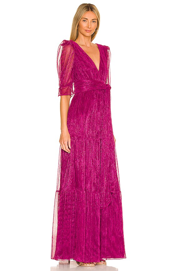 view 2 of 4 Jainey Maxi Dress in Deep Fuchsia